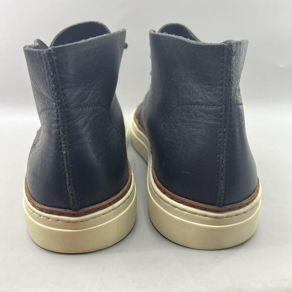 COS Chukka Boots Men Size 11.5 Black Leather Ankle Casual Comfort Lace Shoes main image 8